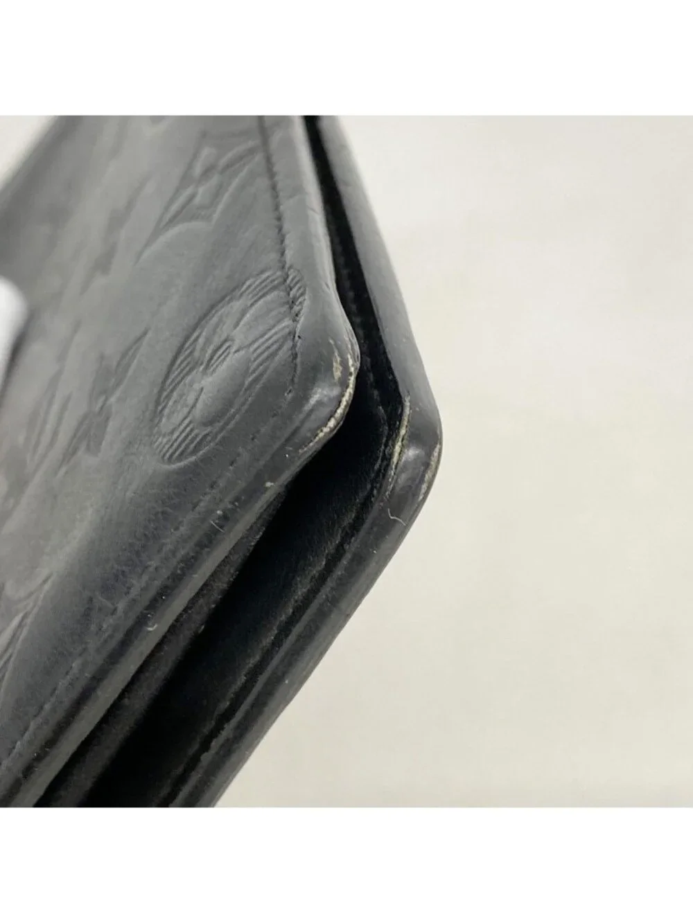 Louis Vuitton Wallet Monogram Shadow Portefeuille Brazza Black